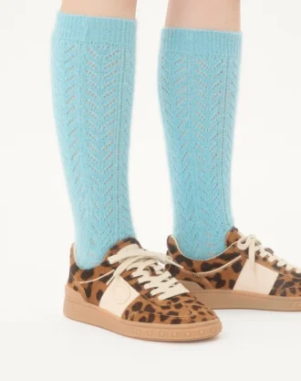 Zapatillas Upvillage en piel de becerro con efecto pony