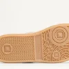 Zapatillas Upvillage en piel de becerro laminada con banda de piel de becerro napa