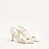Zapatos de salón Bowow con talón abierto en piel de cabrito de 85 mm Zapatos de salón Bowow con talón abierto en piel de cabrito de 85 mm