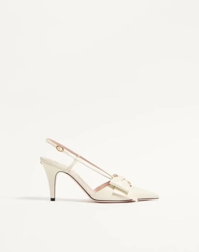 Zapatos de salón Bowow con talón abierto en piel de cabrito de 85 mm Zapatos de salón Bowow con talón abierto en piel de cabrito de 85 mm