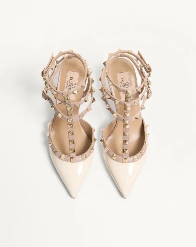 Zapatos de salón con tachuelas Rockstud 65 mm