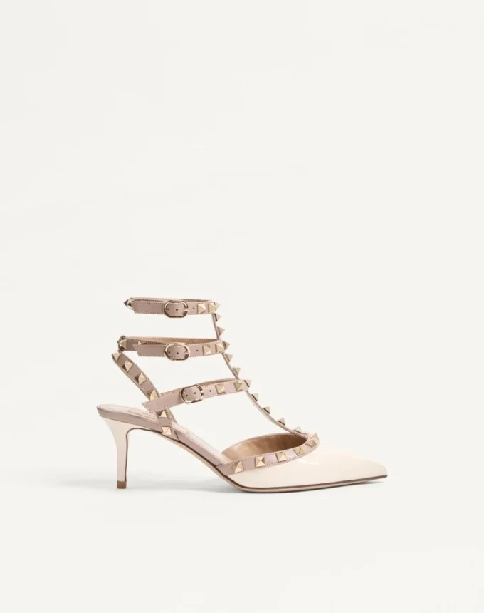 Zapatos de salón con tachuelas Rockstud 65 mm