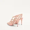 Zapatos de salón con tiras y tachuelas Rockstud de 100 mm