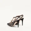 Zapatos de salón con tiras y tachuelas Rockstud de 100 mm
