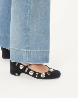 Zapatos de salón Mary Jane Nellcôte en piel crust 30 mm
