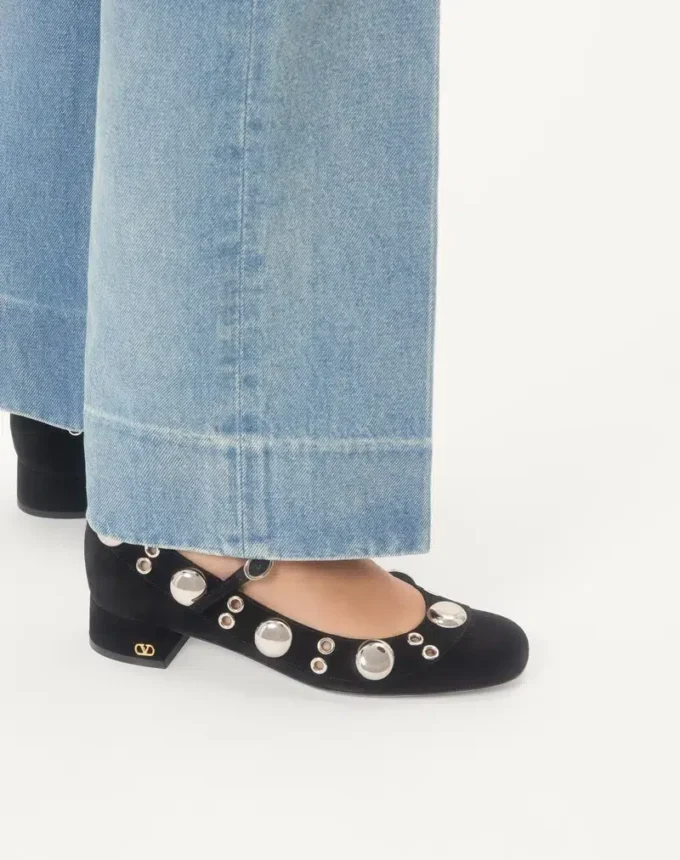 Zapatos de salón Mary Jane Nellcôte en piel crust 30 mm