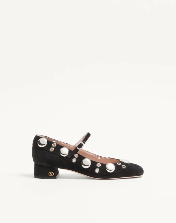 Zapatos de salón Mary Jane Nellcôte en piel crust 30 mm