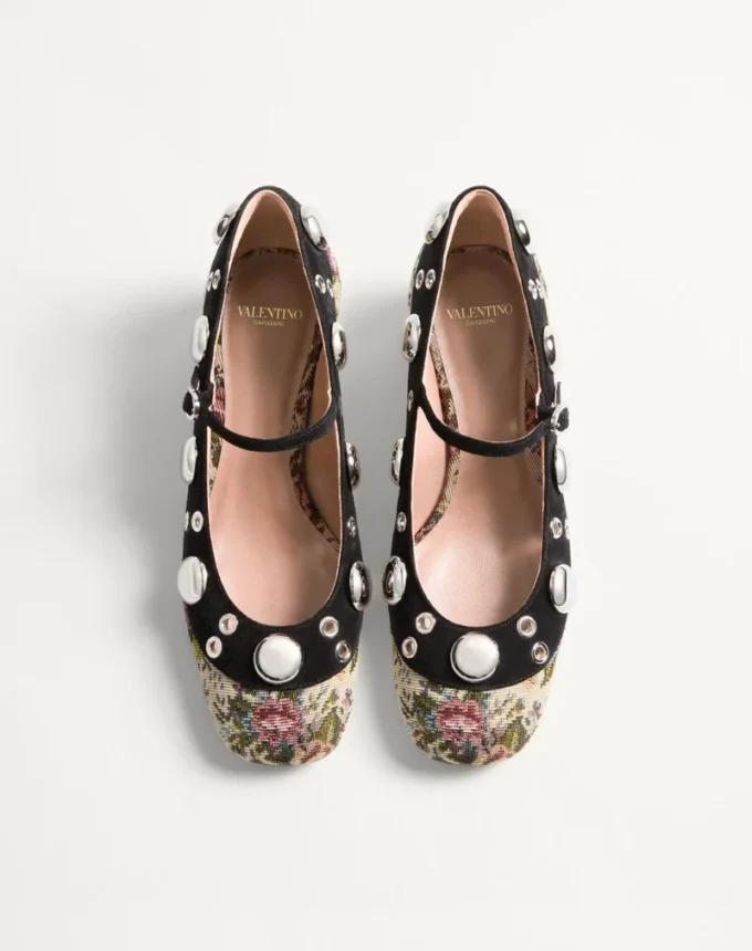 Zapatos de salón Mary Jane Nellcôte en tejido jacquard floral Papier de 30 mm Zapatos de salón Mary Jane Nellcôte en tejido jacquard floral Papier de 30 mm