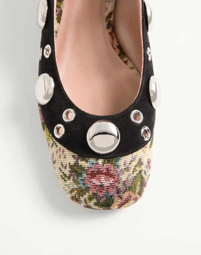 Zapatos de salón Mary Jane Nellcôte en tejido jacquard floral Papier de 30 mm Zapatos de salón Mary Jane Nellcôte en tejido jacquard floral Papier de 30 mm