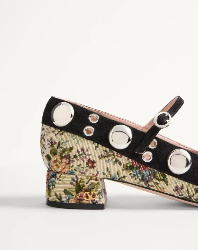 Zapatos de salón Mary Jane Nellcôte en tejido jacquard floral Papier de 30 mm Zapatos de salón Mary Jane Nellcôte en tejido jacquard floral Papier de 30 mm