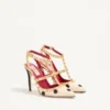 Zapatos de salón Rockstud con bordado Plus de Pois 100 mm