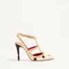Zapatos de salón Rockstud con bordado Plus de Pois 100 mm