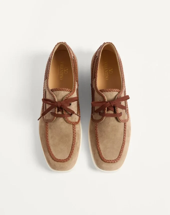 Zapatos náuticos Palm Avenue de piel crust y napa