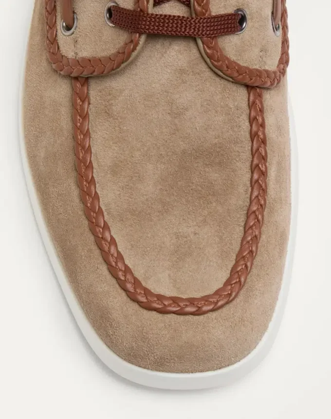 Zapatos náuticos Palm Avenue de piel crust y napa