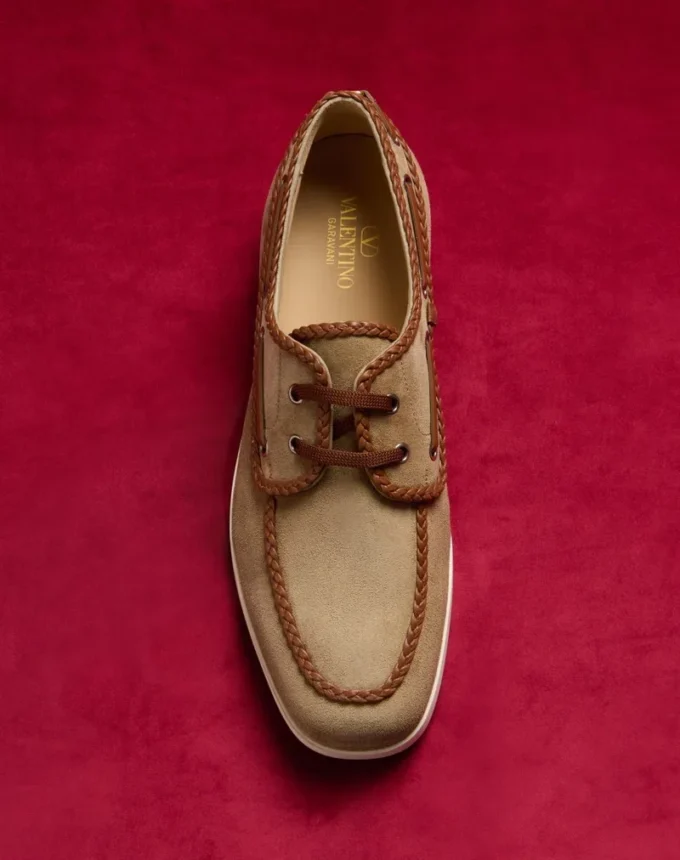 Zapatos náuticos Palm Avenue de piel crust y napa